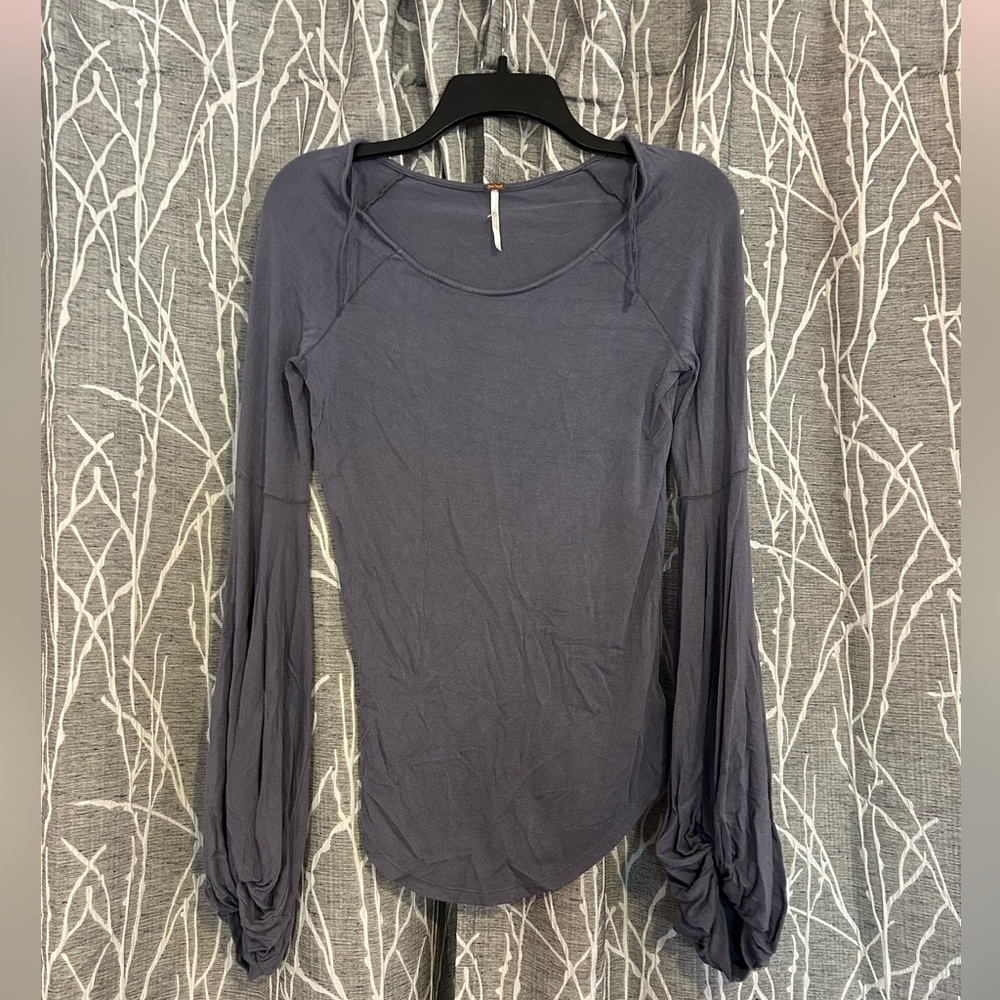 Free People Blouse Large Bell Sleeve​